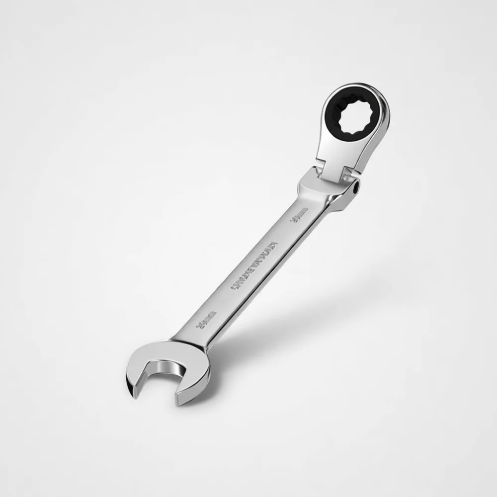 High Torque Ratchet Wrench Flexible Head Open Ring Spanner Hand Tools For Daily Maintenance Automotive Repair Gear