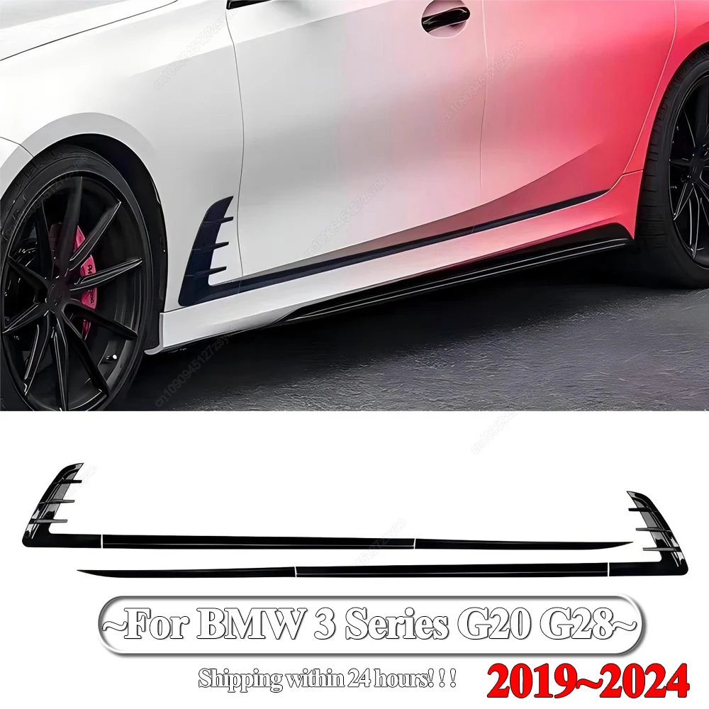 

Car Side Wing Air Flow Fender Grill Outlet Intake Vent Trim For BMW 3 Series G20 G28 320i 325i 330i 320d M340i 2019-2024 Tuning