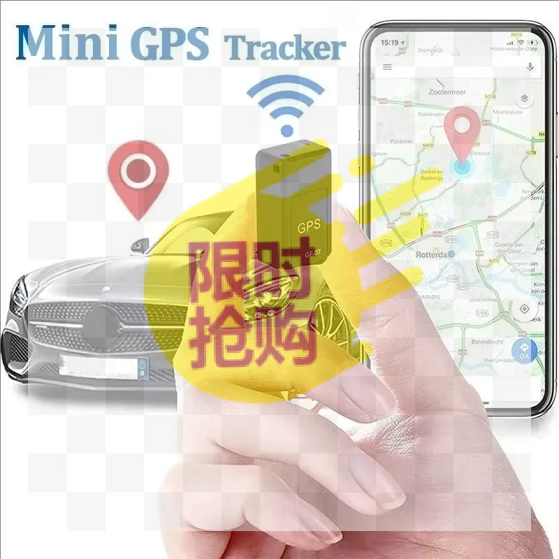 GF07 Mini GPS Tracker Real Time Location Tracking Magnetic Design For Car Luggage Pets Kids Anti Lost And Anti-Theft Monitoring