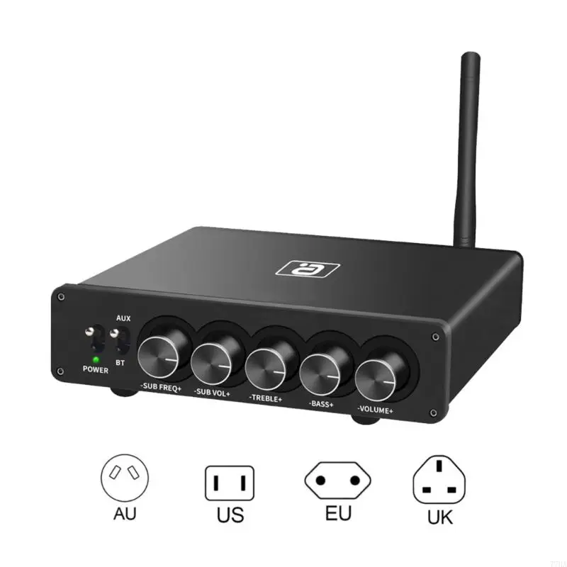 

77HA BluetoothCompatible 5.1 усилитель TPA3116 2.1 Беспроводные цифровые аудио -усилители