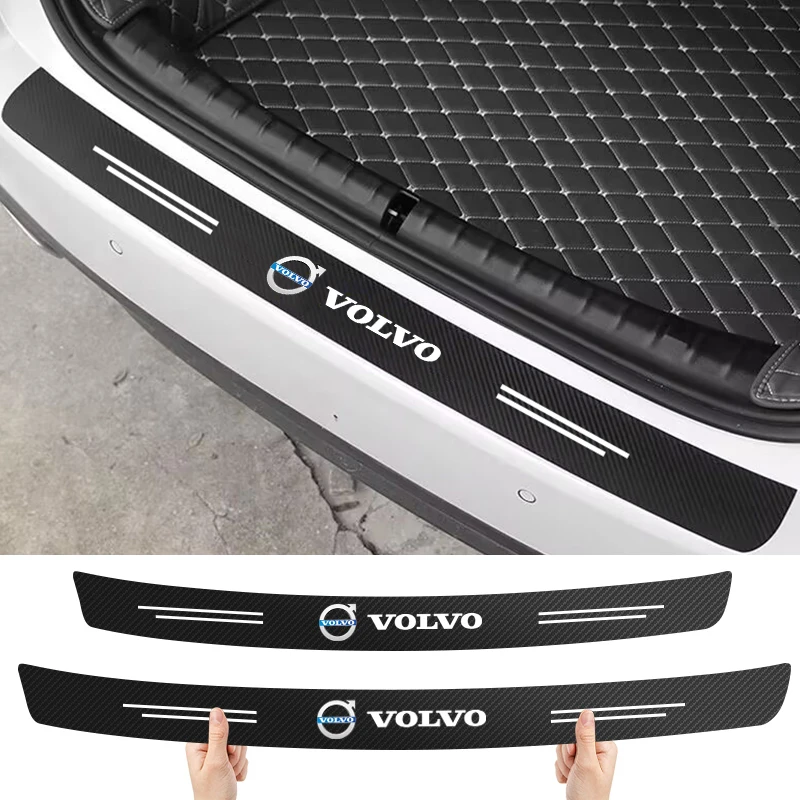 

Защитная накладка на задний бампер из углеродного волокна для Volvo, Audi Sline, Mazda Nismo, Nissan, Skoda, Peugeot, Citroen