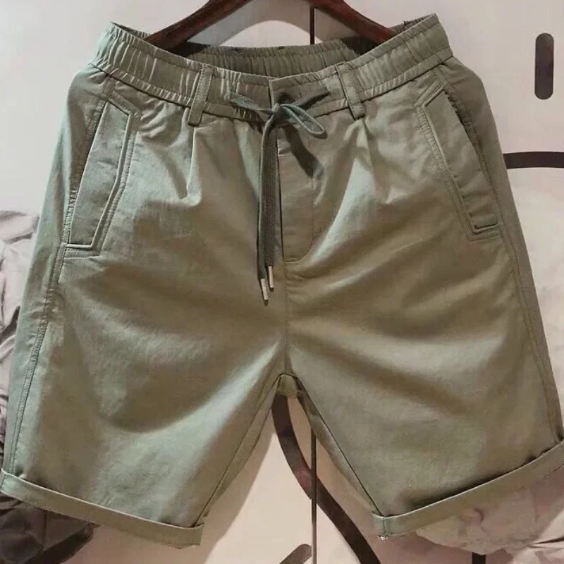 Men\'s Shorts Sports Off White Cargo Roll Up Male Short Pants Drawstring Korean Style Baggy with Ice Loose Xxl Designer Summer Xl