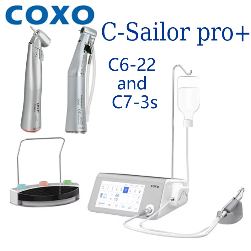 COXO C-SAILOR PRO+ Dental Implant Motor Touchscreen Implant System Equipped with C6-22 & C7-3s Handpieces