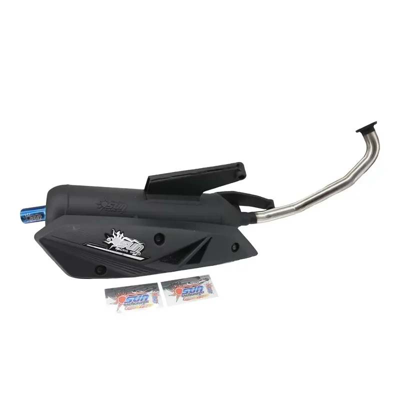 

SUN Racing New High Performance MIO M3/MIO SOULi125 Taiwan Retrofit Upgrade Motorcycle Steel + Stainless Exhaust Pipe Muffler