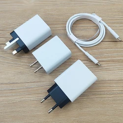EU/US/UK 30W USB-C Charger for Google Pixel 9 Pro XL 8 7 6 4 Pro 8A 7A 6A 5A PD Fast Wall Charging Adapter For iPhone 15 16 Pro