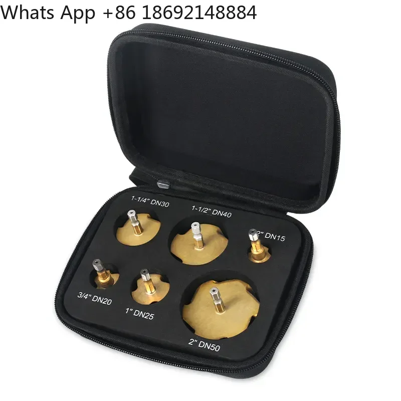 For PPR Water Pipe Repair Drill Three-Edge Lift Drill Reaming Tool for 32mm 40mm 50mm 63mm Pipes Four-Quarter Six-Inch