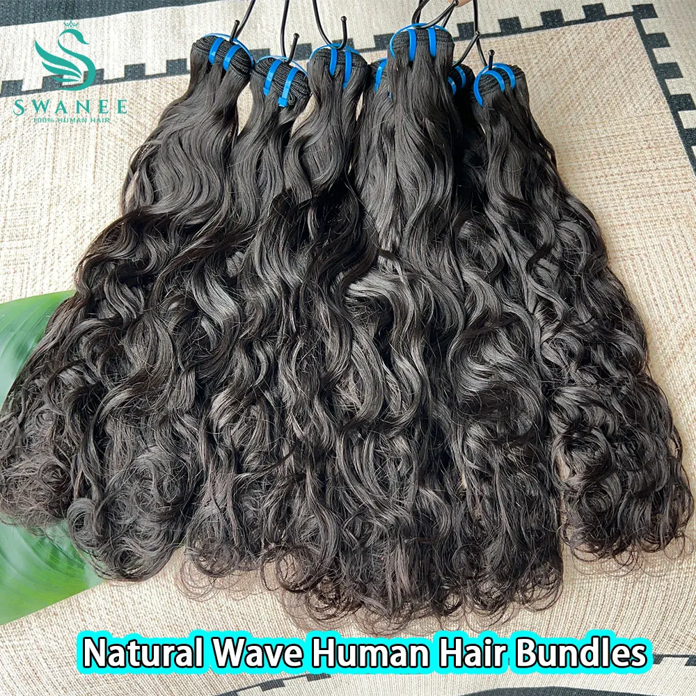 20A Natural Wave Bundles 1/3/4 PCS Natural Color 100% Human Hair Bundles Virgin Human Hair 100g/Bundle Sew-in Hair Extensions