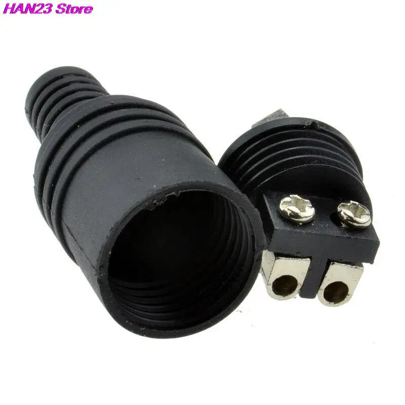High Quality 2pcs/lot 2Pin Din Socket Speaker And HiFi Connector Screw Terminals Audio Lamp Power Signal Plug