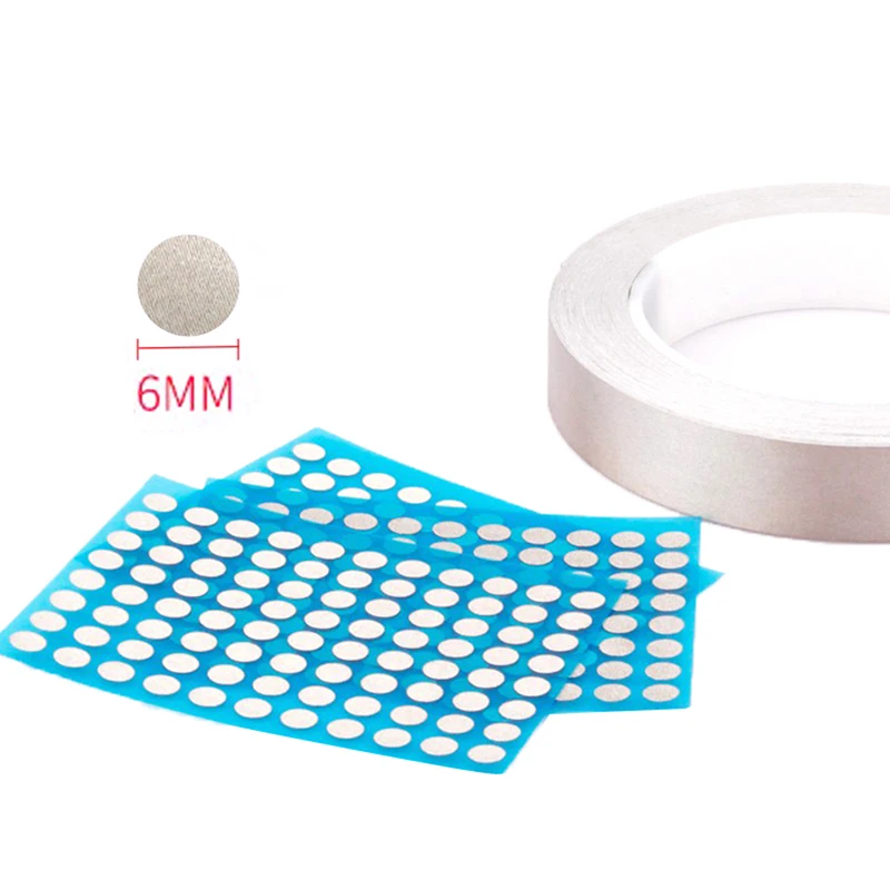 1sheet 6MM Remote Control Button Repair Conductive Tape Patch Game Console Handle For Silicone Button Contact Failure Repair