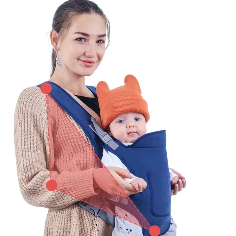 

AIEBAO Portable Baby Carrier Toddler Wrap Shoulders Multifunctional Strap Infant Bag Adjustable Hipseat Shoulder Sling