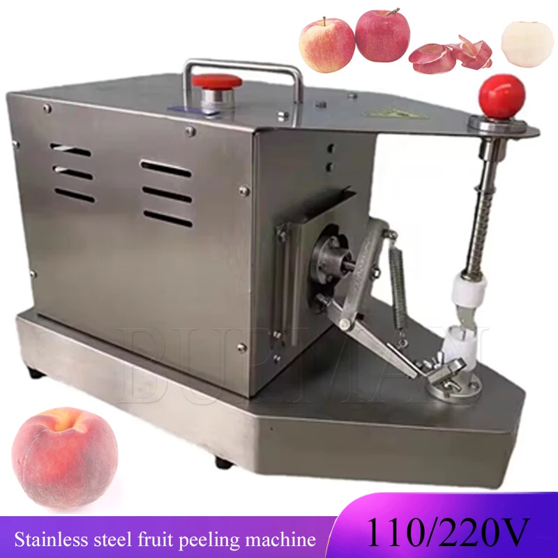 

Commercial Electric Fruit Peeler Stainless Steel Lemon Apple Pear Orange Removing Peeling Machine