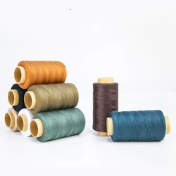 8 Colors Leather Sewing Waxed Thread Cord for Leather Craft DIY Wax line Stitching Thread Cord Set Sewing Threads