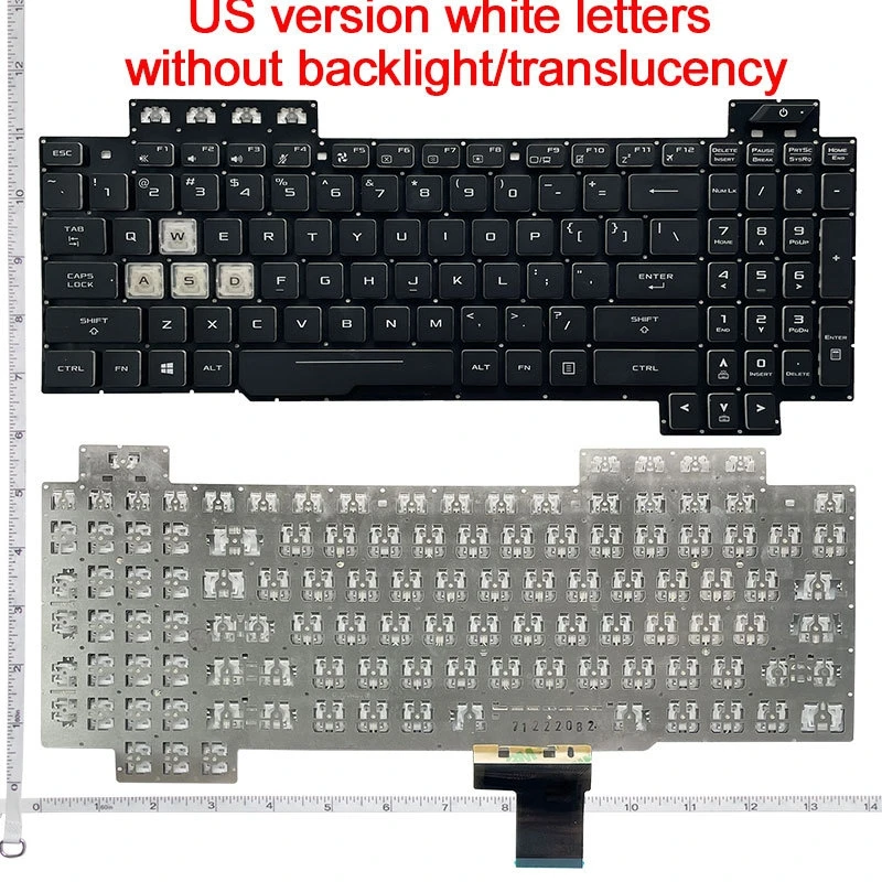 US Keyboard for ASUS ROG FX80 FZ80 FX95 FX95D GL504 ZX80G FX504
