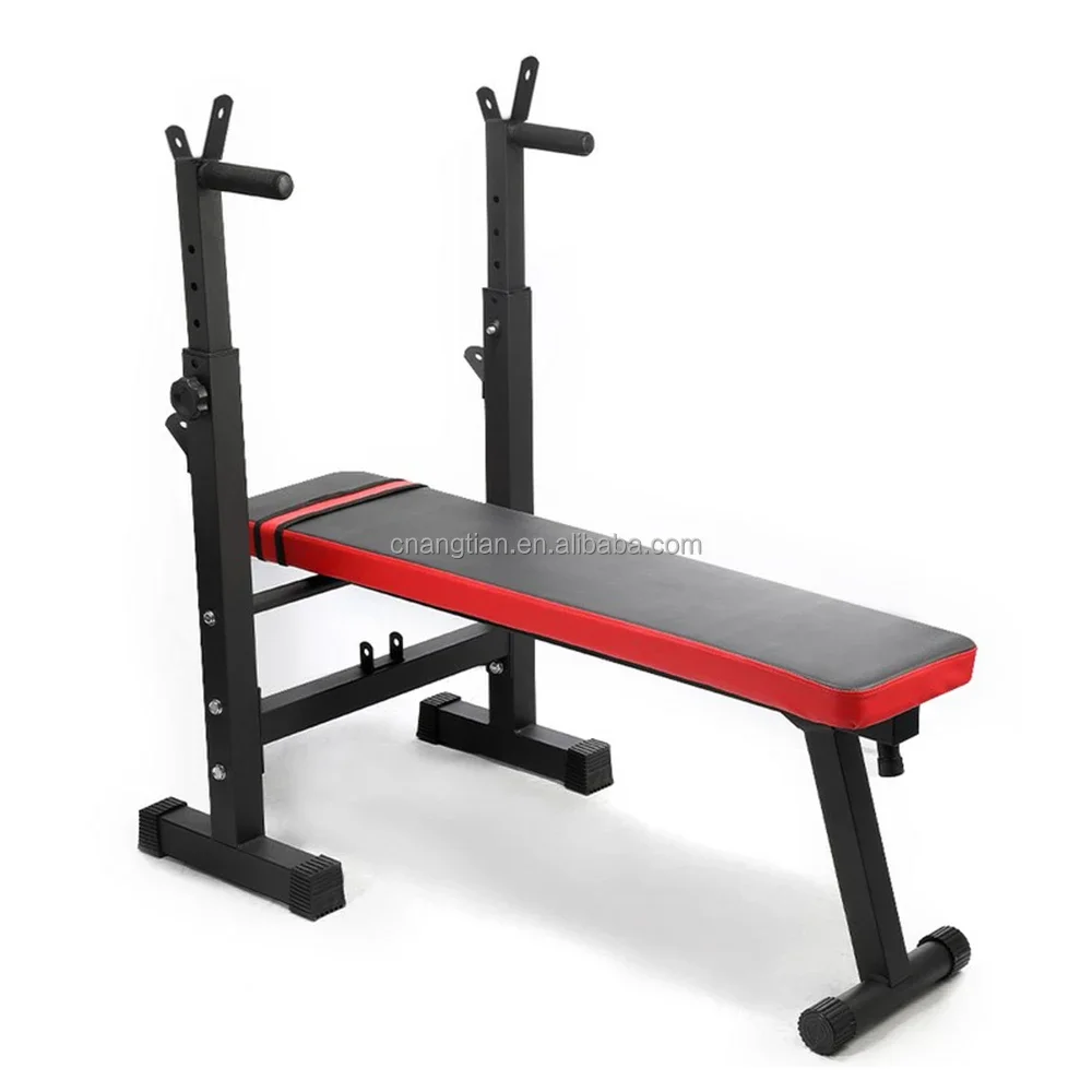 home indoor multi adjustable storage foldable barbell Weight lifting benches & gym Press Squat plate rack