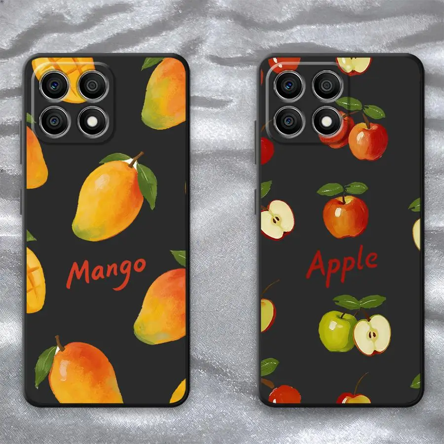 

Case for Honor X9a X8b X7b X5c X9C X7d X7a X9b X8a X9D Soft Funda Phone Cover Fruit Mango