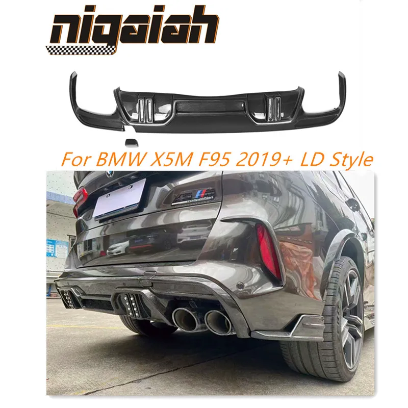 

LD Style Carbon Rear Bumper Diffuser For BMW X5M F95 2019+ Retrofit accessories