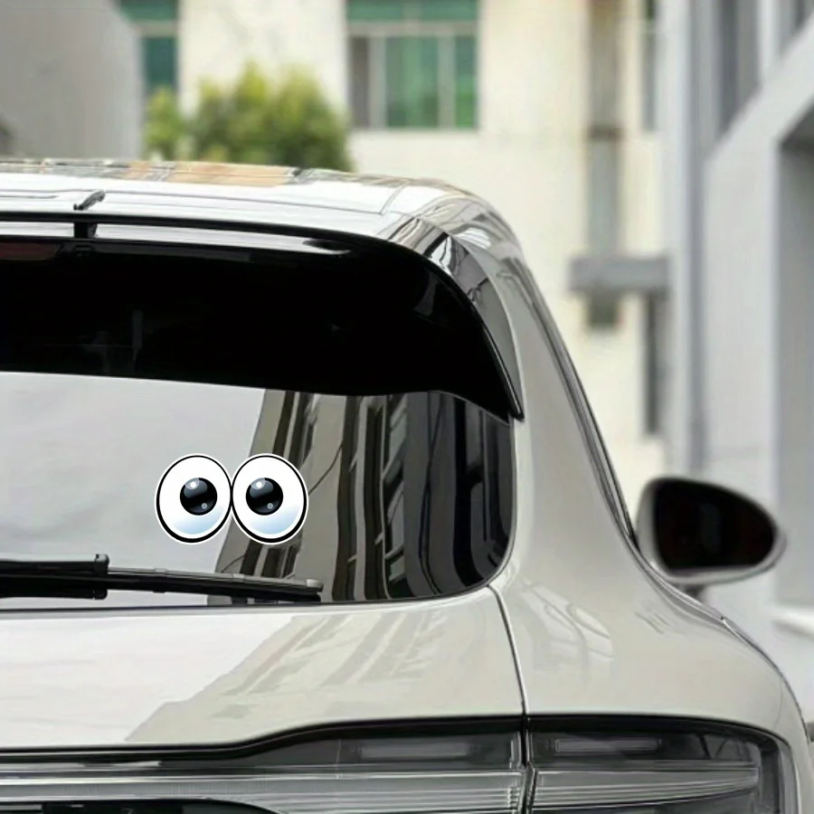 

Наклейка на бампер автомобиля в виде мультяшного глаза - матовая виниловая, самоклеящаяся | Водонепроницаемый и прочный, подходит для автомобилей, ноутбуков и стен | Одноразовый