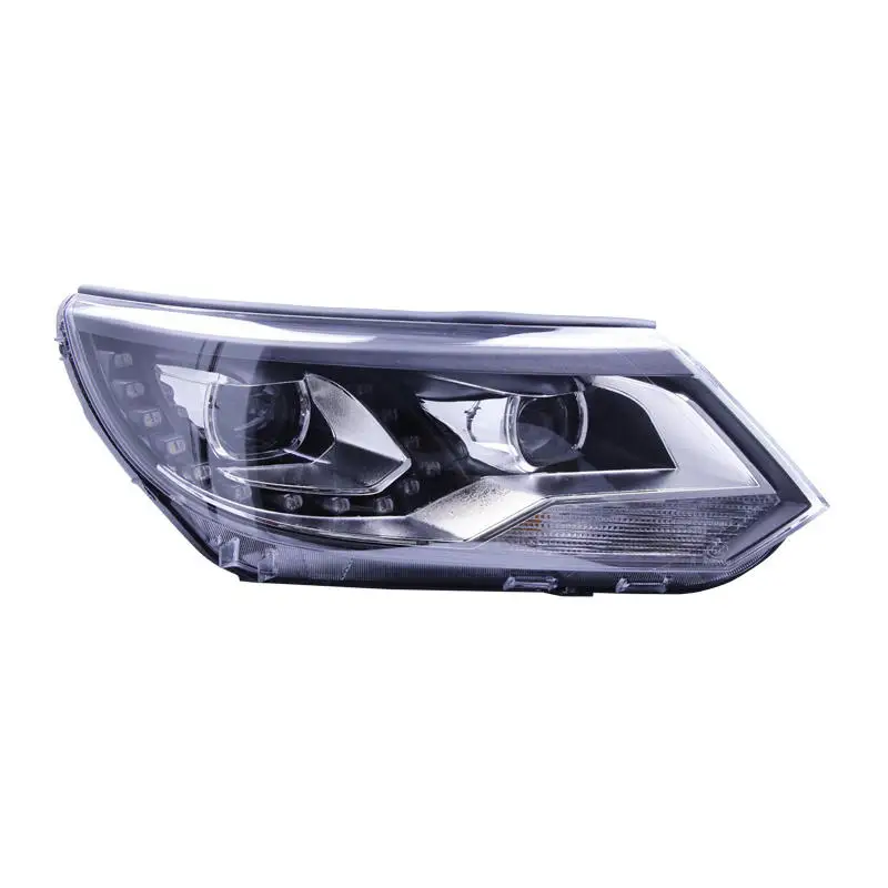 For F115 12V Angel HID Xenon Headlight Assembly New Car Styling Front Lamp Auto Parts for Volkswagen Tiguan 2013 2014 2015 2016