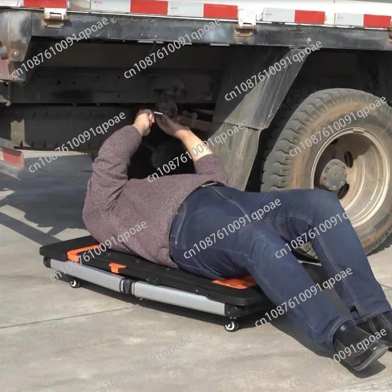 7-In-1 Multifunctional Workbench Diy Console Trolley Stainless Steel Horse Stool Scaffolding Mobile Platform