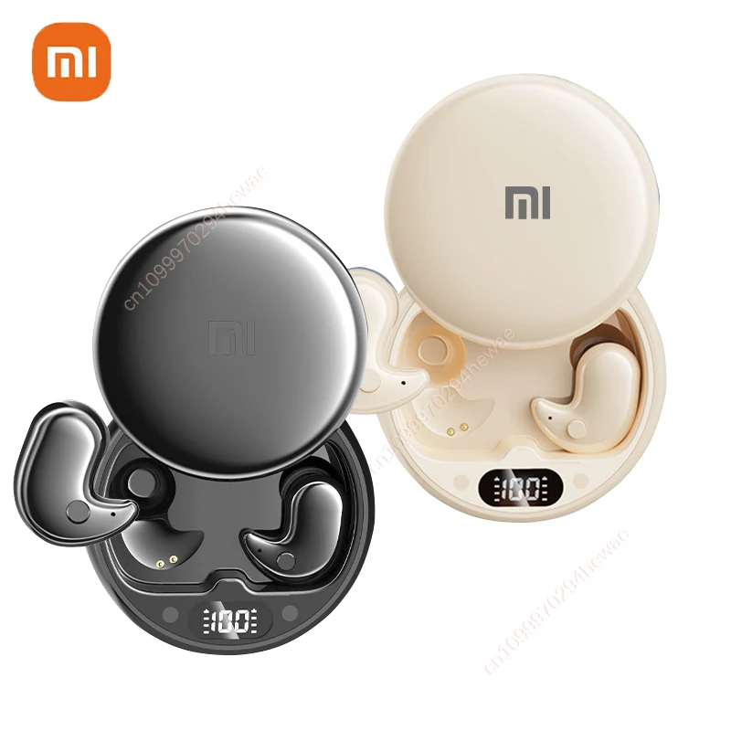 Redmi سماعات أذن صغيرة غير مرئية Y36 مع ميكروفون للنوم سماعات رأس ستيريو رياضية بلوتوث 5.3 Ipx5 سماعات لاسلكية مقاومة للماء