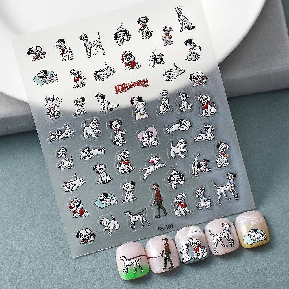 5D Snoopy Hello Kitty Melody Nail Stickers Nail Art Accessories Cartoon Cat Bear Nail Art Decals Nail Art Decoration