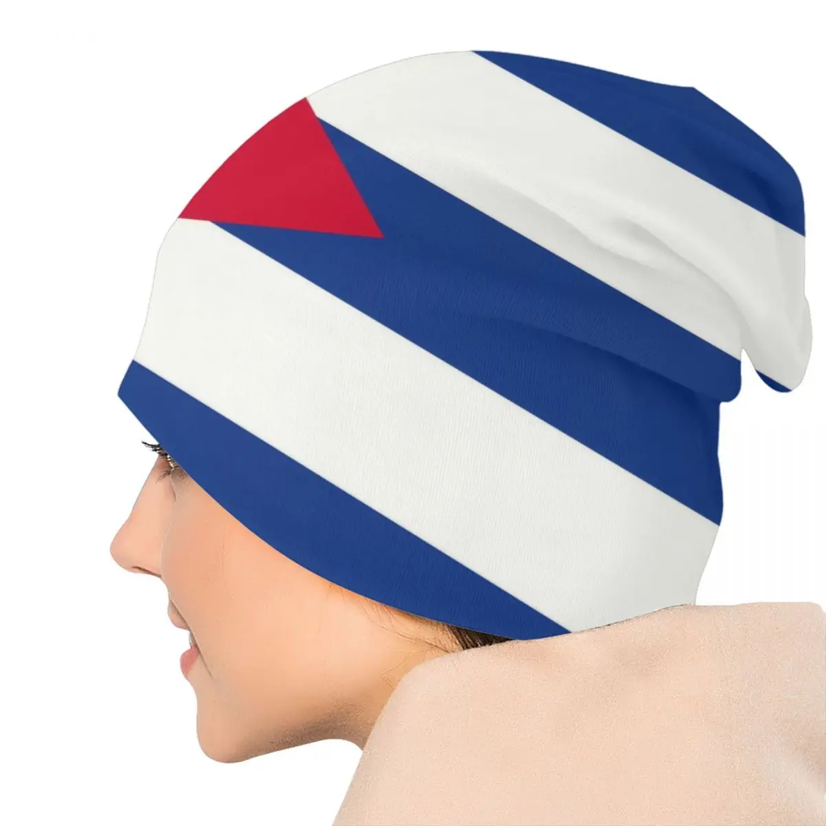 Cuba Cuban National Flag Skullies Beanies Caps Unisex Winter Warm Knitting Hat Hip Hop Adult Bonnet Hats Outdoor Ski Cap