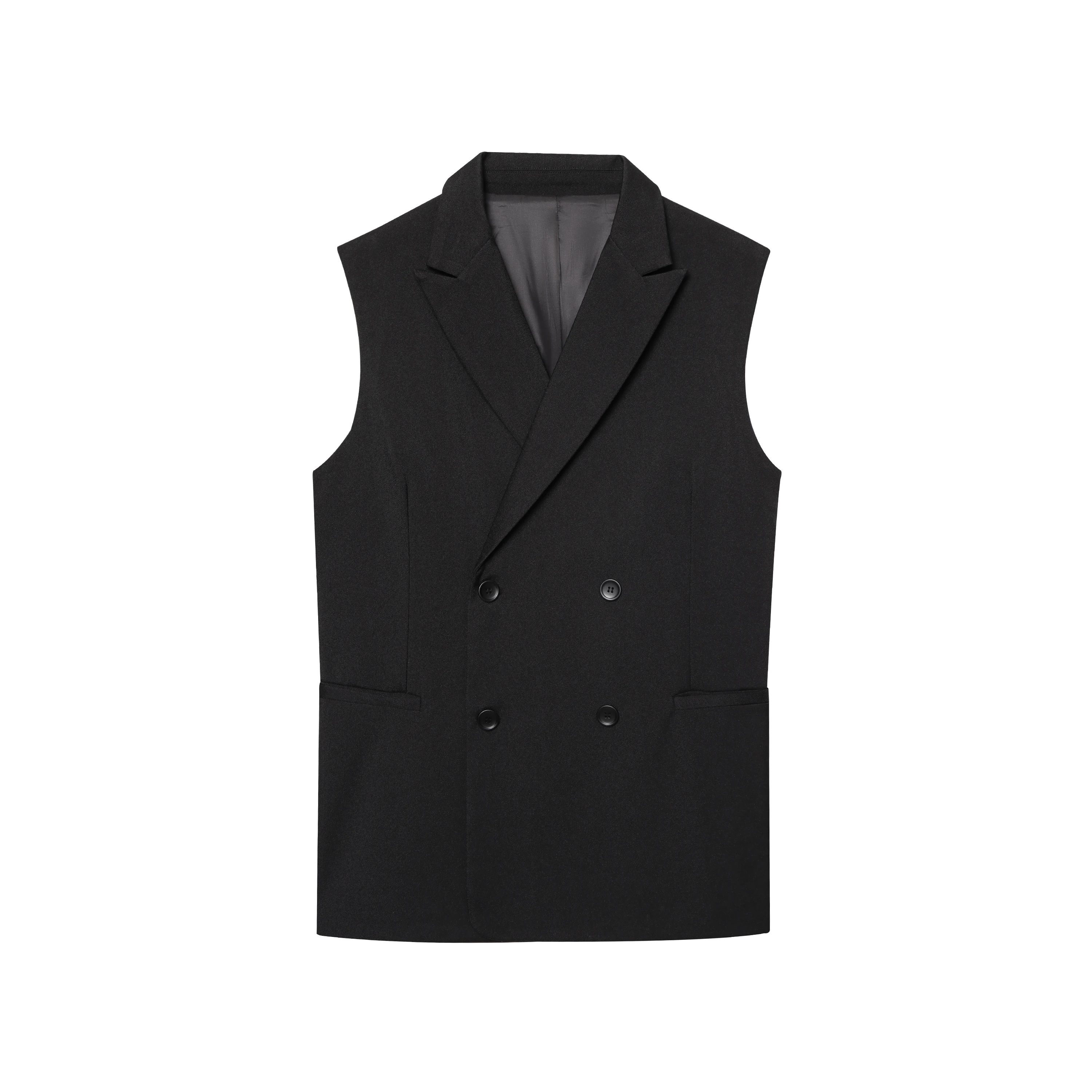 

Лето 2025 года, новинка, женская одежда, модный ретро-европейский и американский стиль, французский свободный жилет, жилет, куртка