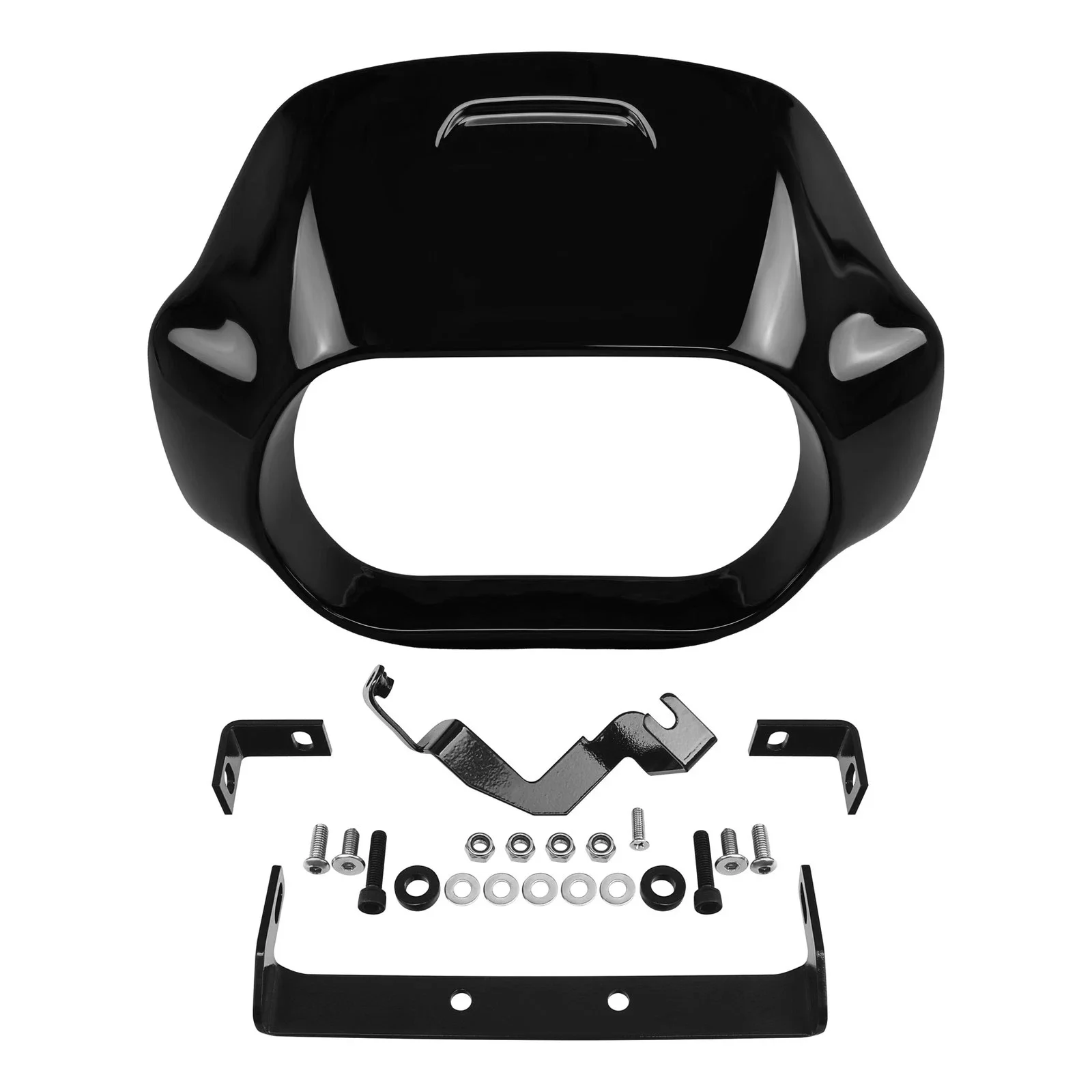 

Motorcycle Vivid Black Headlight Fairing Cover For Harley Sportster S RH1250S 2021-2025
