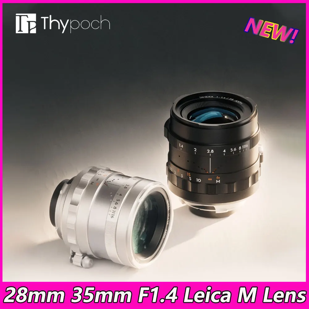 

Thypoch 28mm F1.4 35mm F1.4 Camera Lens Full Frame Manual Focus Lens For Leica M Camera