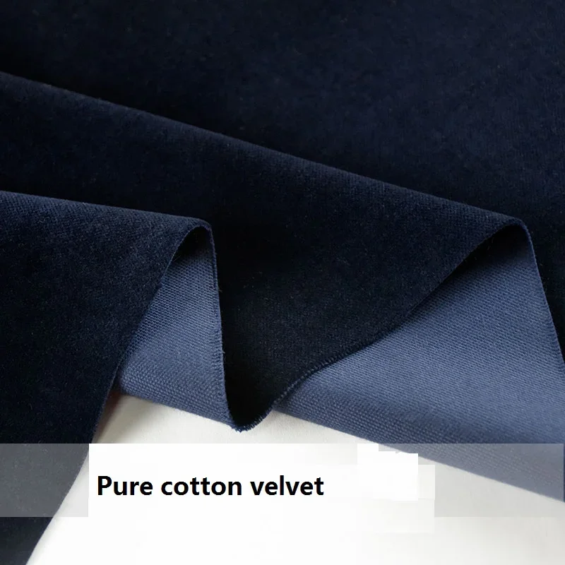 Woven Cotton Velvet High Quanlity Fabric For Sewing Blazer Dress DIY Home Textiles Warm Soft Velour Tissus Telas 50X145cm