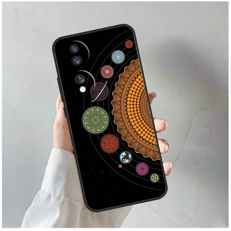 Space Solar System Planets Universe Funda For Honor Magic 6 Lite 5 Pro 50 70 90 Honor X8a X8b X6 X7 X8 X9 X6a X7a X9a X9b Case