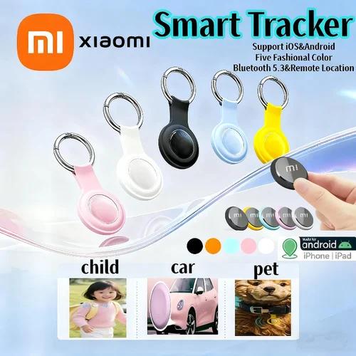 XIAOMI-Mini rastreador inteligente antipérdida, recordatorio para mascotas y niños, localizador GPS, alarma antipérdida, llavero, etiqueta inteligente, rastreador Bluetooth