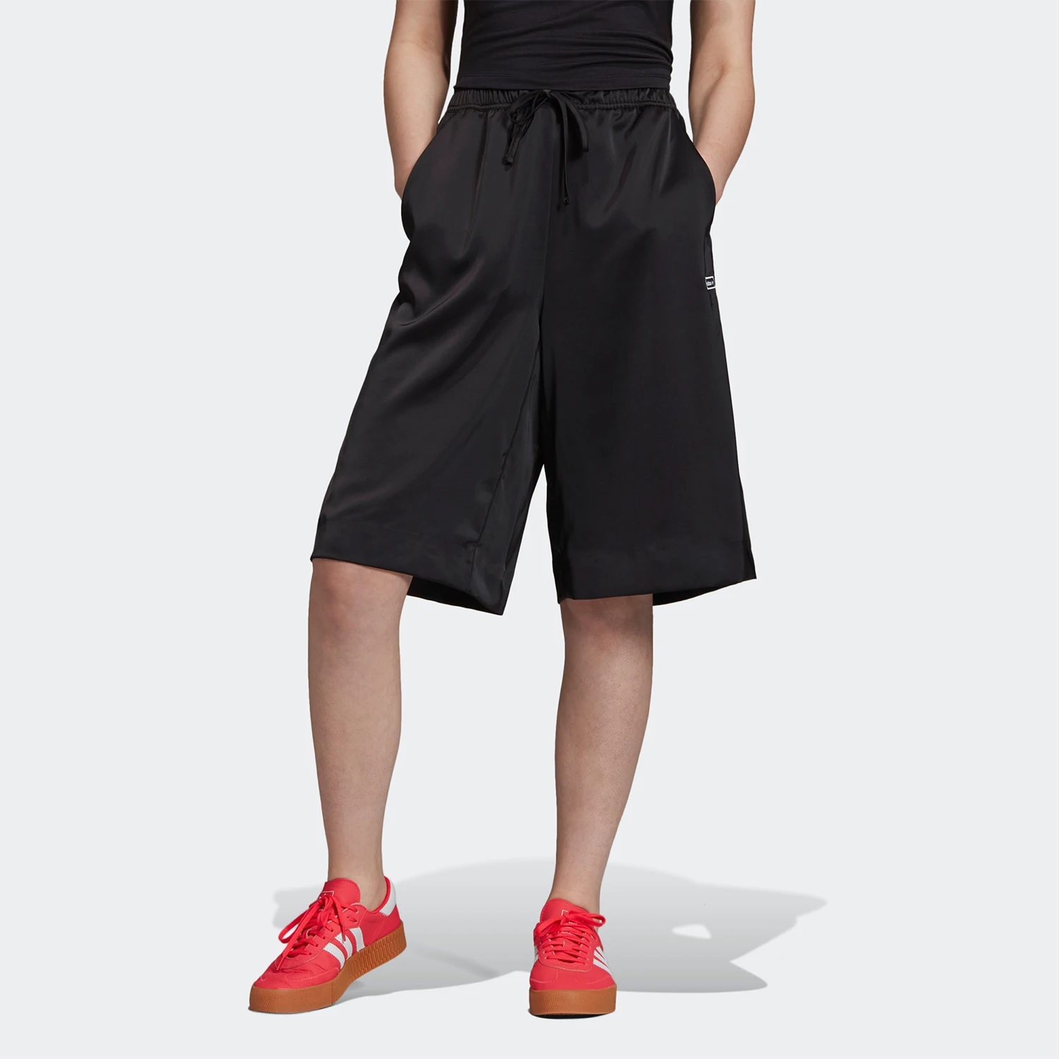 Adidas Originals Women's Loose Seven-Quarter Sports Wide Leg Trousers DU7261