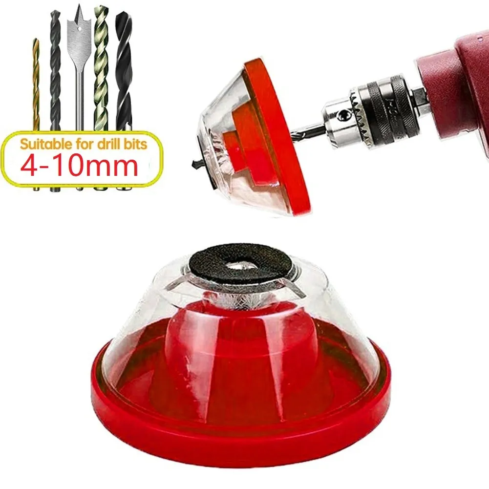 Collettore trapano copertura antipolvere accessori parti copertura trapano collettore di polveri antipolvere rosso 2 pezzi trapano per raccolta cenere