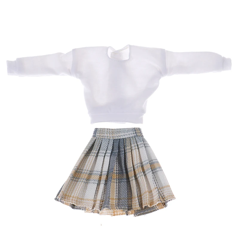 

1PC 100% Brand New and high quality 29CM Doll clothing accessories Princess pleated skirt fashion doll Costume