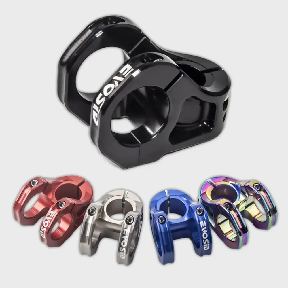 

CNC Anodizing Bicycle Handlebar Stem Adjustable 31.8x35mm MTB Stem Riser Aluminum Alloy Short Mountain Bicycle Stem Road Bike