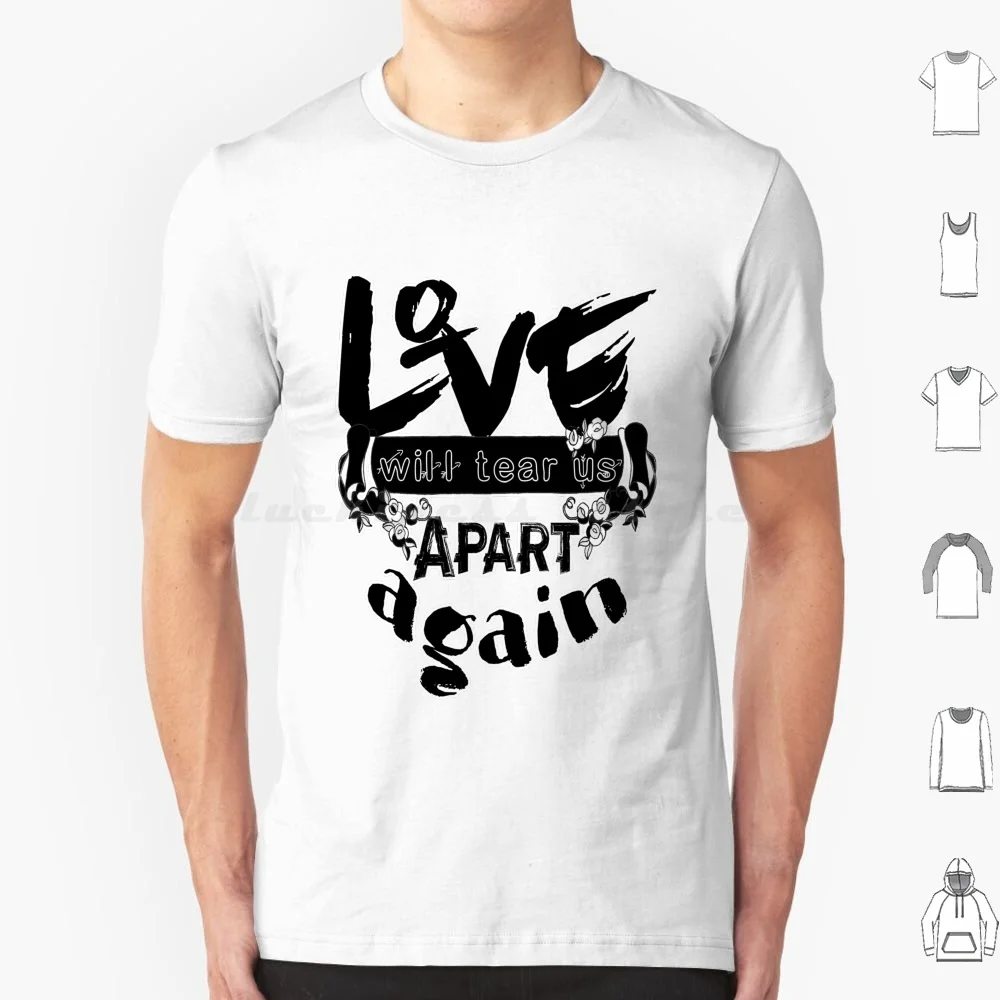 

Любовь разрывается нас, снова. Футболка из хлопка для мужчин и женщин с принтом «сделай сам», «Любовь, разрыв нас, снова радостным дивизием», английский язык