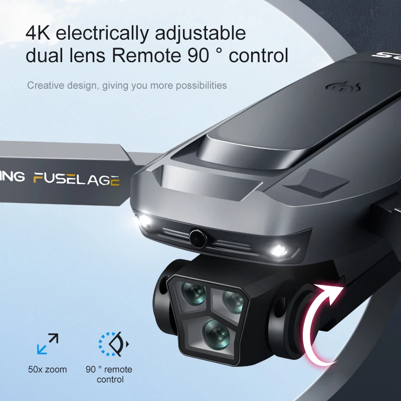 K811MAX Quadrocopter-Drohne: Bürstenlos, GPS, automatische Rückgabe, Hindernisvermeidung |   Perfektes Geschenk für Technik-Enthusiasten