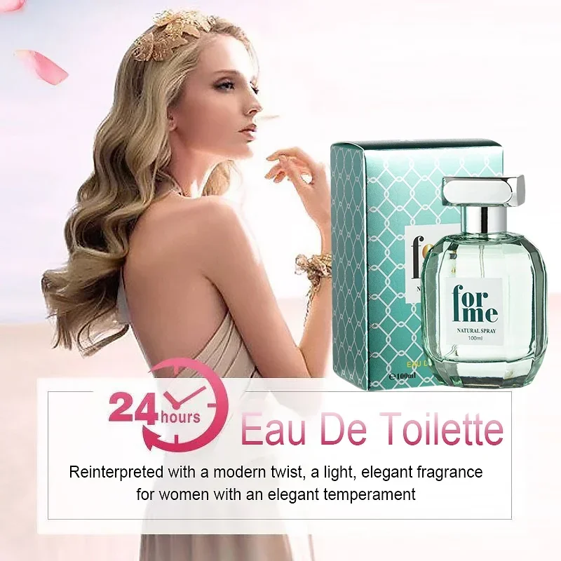 Parfüm für Frauen, langlebig, 100 ml Spray, blumiger fruchtiger Duft, natürlicher Sandelholz-Vanille-Duft, Original-Parfüm für Damen