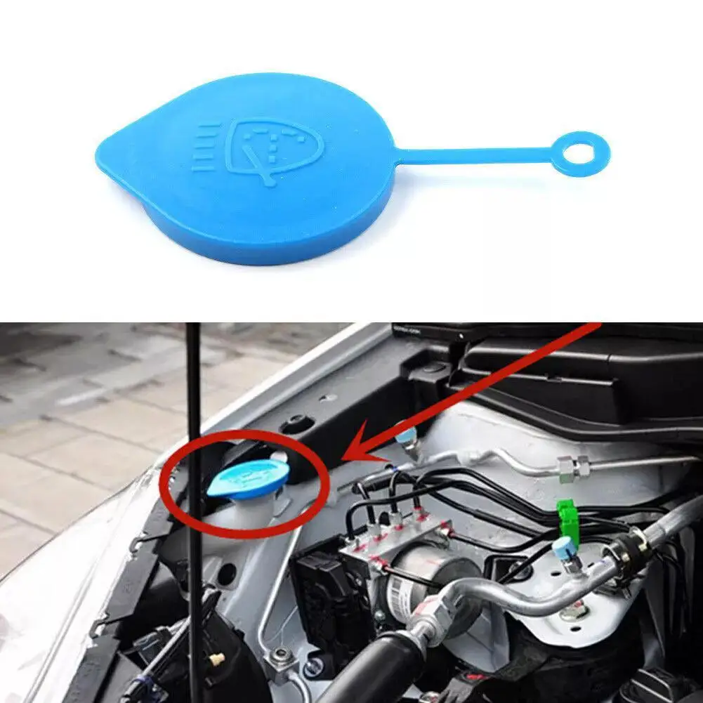 

1PCS Car Windshield Wiper Washer Fluid Reservoir Tank Cap Blue for Hond CRV Concept Car Water Spray Pot Cover Wiper Washer