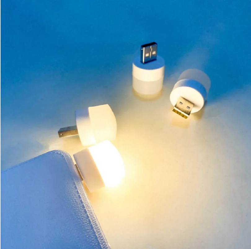 USB Small Night Light Led Portable Mobile Power Interface Can Be Used for Laptop Socket, Etc