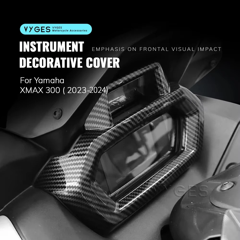 For Yamaha XMAX300 XMAX 300 250 400 2023 2024 Motorcycle Accessories Instrument Guard Instrument Frame Decorative Cover