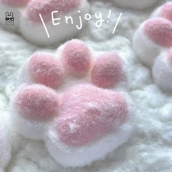 1Pc  Super Large 10cm Plush Taba Soft Paw Stress Relief Decompression Toy With Flocking