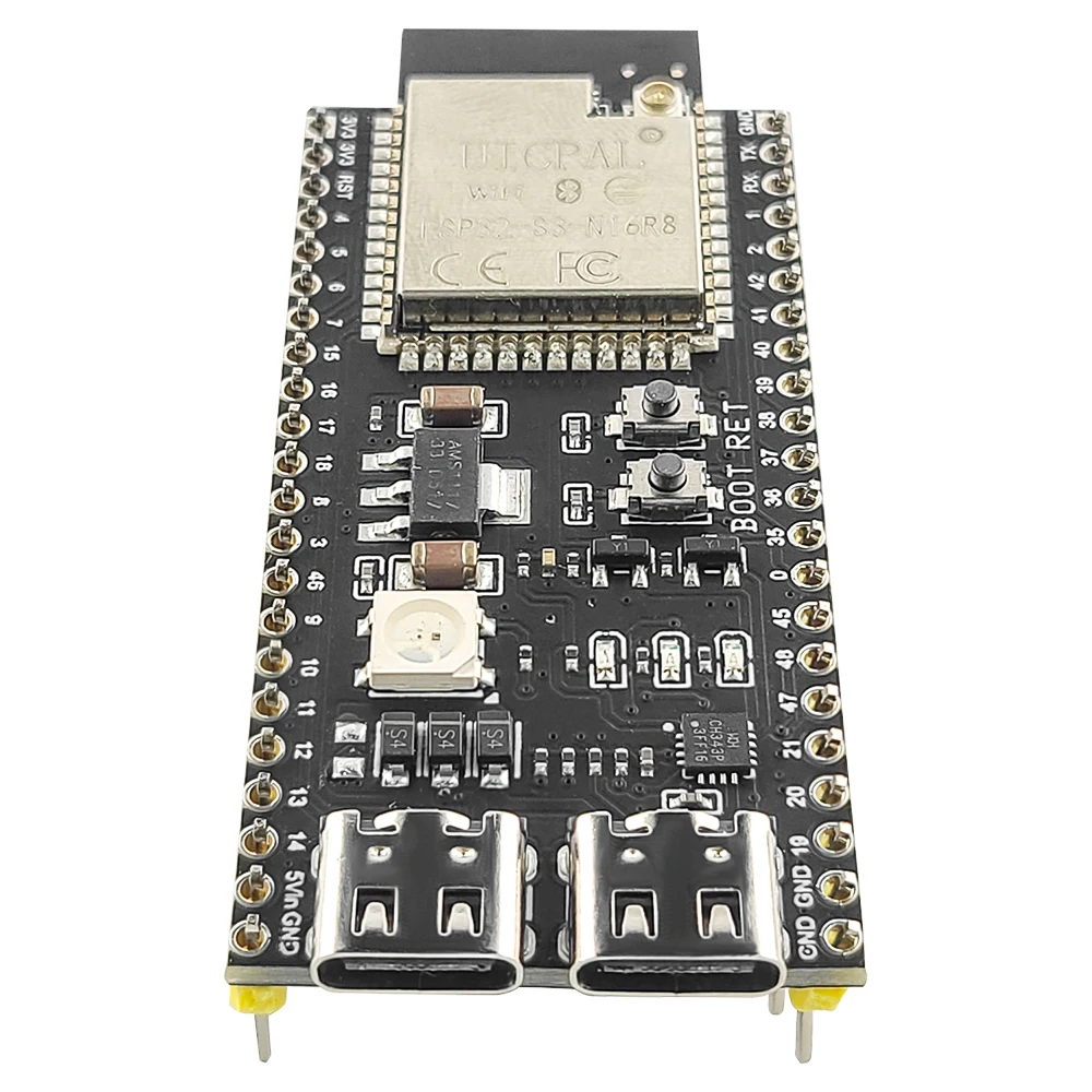 Picture 6: Extend Antenna ESP32 S3 Development Board 2.4G Wifi Module for Arduino IDF AI IOT DIY ESP32-S3 N16R8 CH343 Type-C ESP32S3