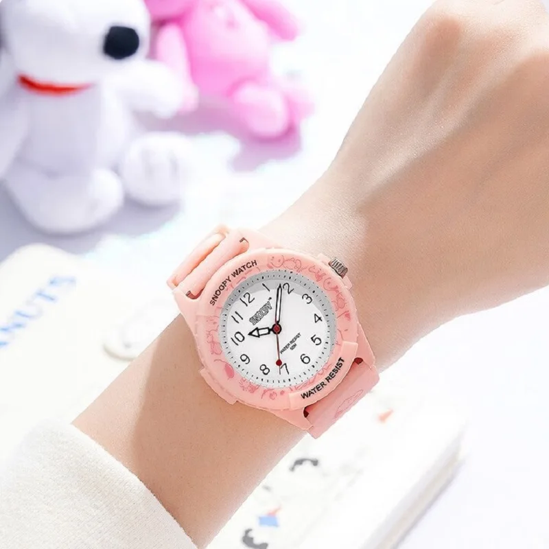 Snoopy Peanuts For Women Watch Japan Miyota Quartz Wristwatch Cartoon Graffiti Strap Girl Lady Student Clock Relogio Feminino