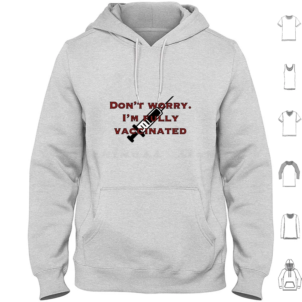 Get Vaccinated Hoodies Long Sleeve Vaccinated Vaccination 19 Safe Syringe Vaccine Science