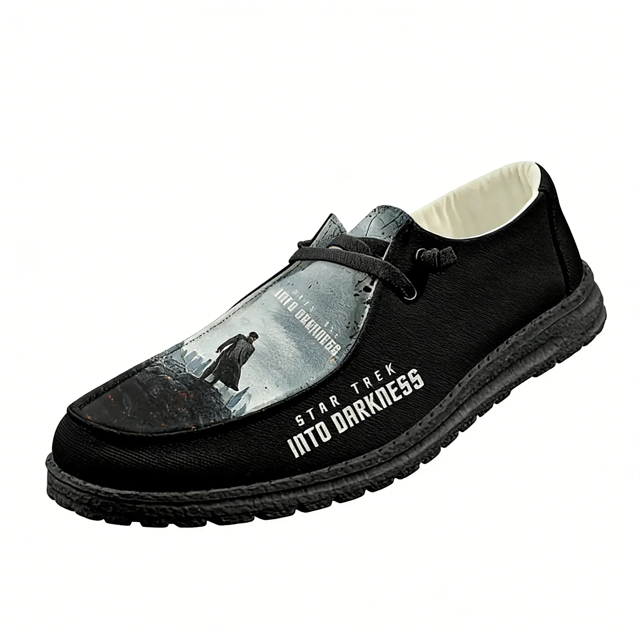 

Повседневная обувь Star Trek Into Darkness для мужчин и женщин, легкая обувь на плоской подошве для дома и улицы, популярные узоры, обувь с индивидуальным дизайном