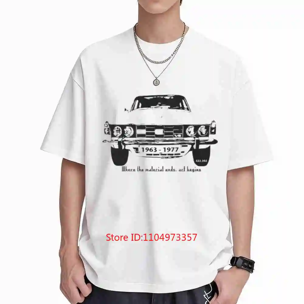 Rover P6 V8 3500L Classic Car Short Sleeve Tee 100% Cotton T-Shirt