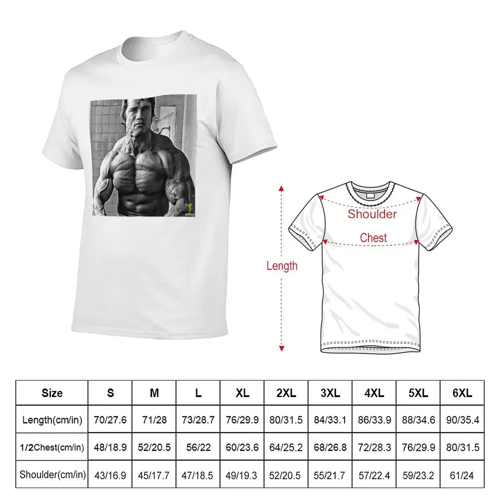 Arnold Schwarzenegger T-Shirt man t shirt summer clothes summer top anime shirts men