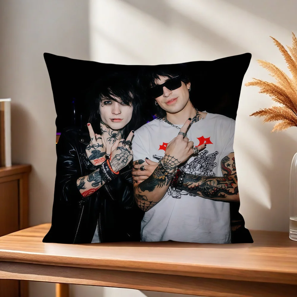 Jake Webber und Johnnie Kissenbezug Kissenhülle für Zuhause, Sofa, Wohnzimmer, Büro, Café, Auto. – Detail 5